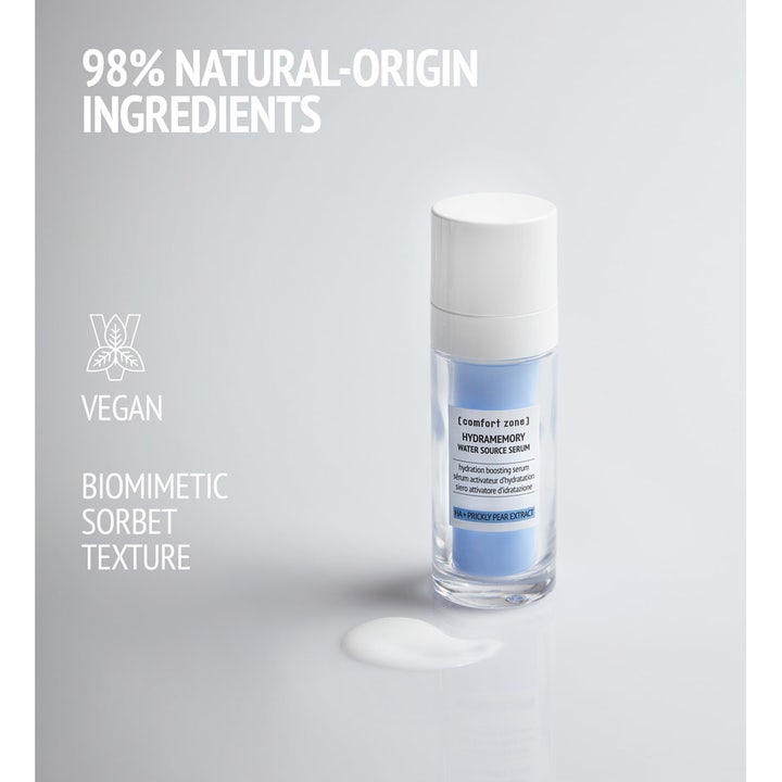 Comfort Zone Hydramemory Water Source Serum Refill 30 ml fuktserum för torr hud med hyaluronsyra och vegansk sorbet-textur