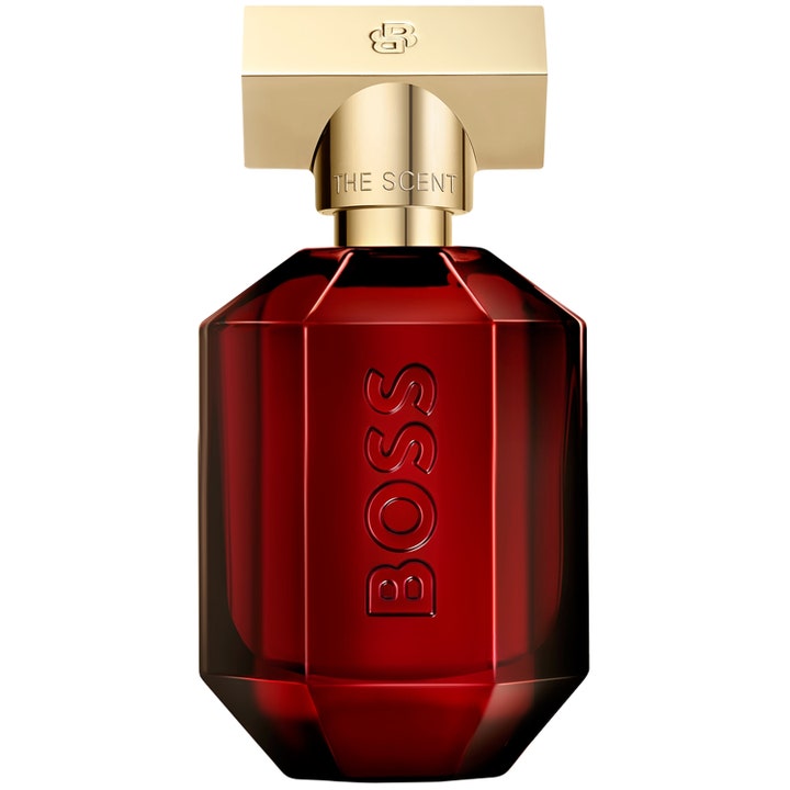 Hugo Boss The Scent For Her Elixir 30 ml parfym elixir är en sensuell parfym för kvinnor i mörkröd fasettslipad flaska