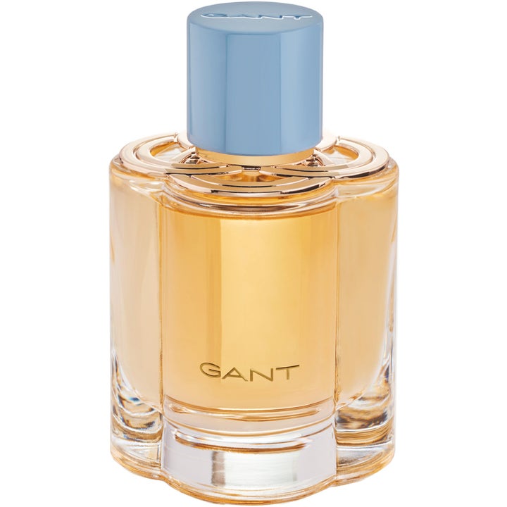 GANT Sunset Club edp 50ml herrparfym i rundad glasflaska med gyllene vätska och ljusblå kork