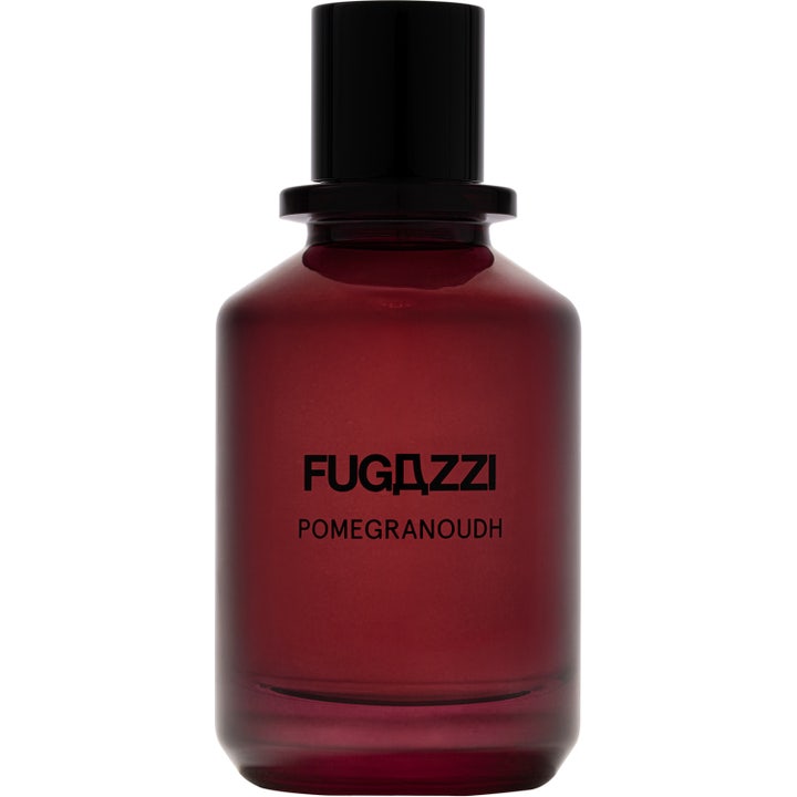 Fugazzi Pomegranoudh 100 ml eau de parfum är en fugazzi parfym i mörkröd frostad glasflaska med svart lock