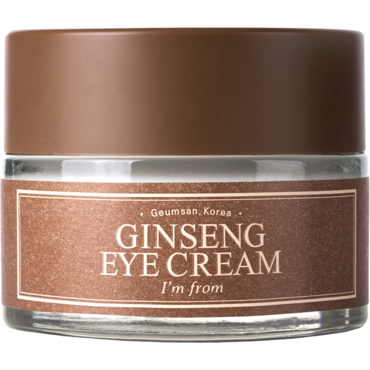 I'm from Ginseng Eye Cream 30 ml stärkande ögonkräm i glasburk med brun etikett och brunt lock