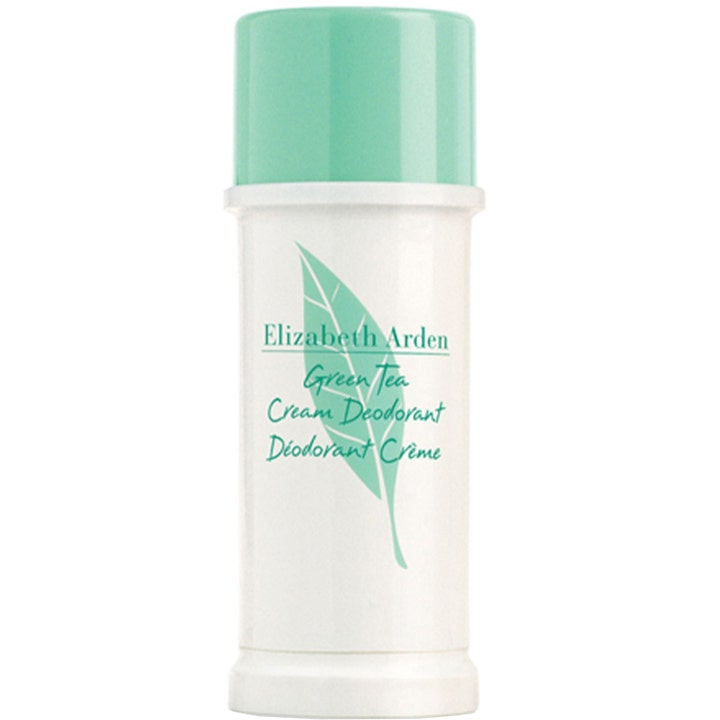 Elizabeth Arden Green Tea Cream Deodorant 40ml alkoholfri deodorant green tea i vit hylsa med mintgrönt lock.