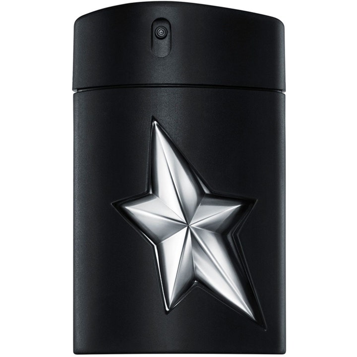 Mugler A*Men Fantasm 50 ml parfym herr eau de parfum i en mattsvart flaska med en framträdande silvrig stjärna