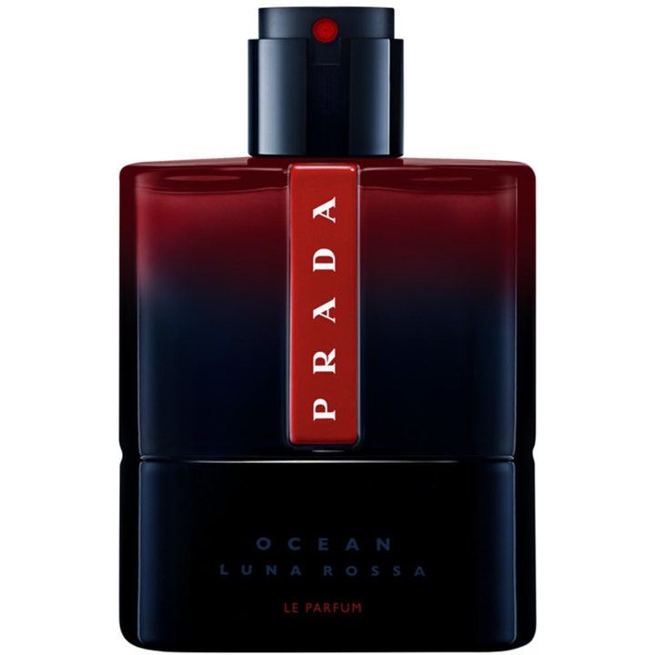 Prada Luna Rossa Ocean Le Parfum 100ml herrparfym i mörkblå och röd glasflaska med röd logotyp