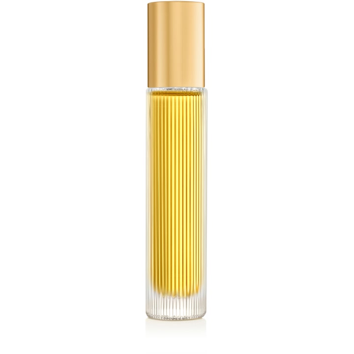 Tom Ford Costa Azzurra Eau de Parfum 10 ml designer reseförpackning parfym i räfflad glasflaska med gul vätska och guldlock