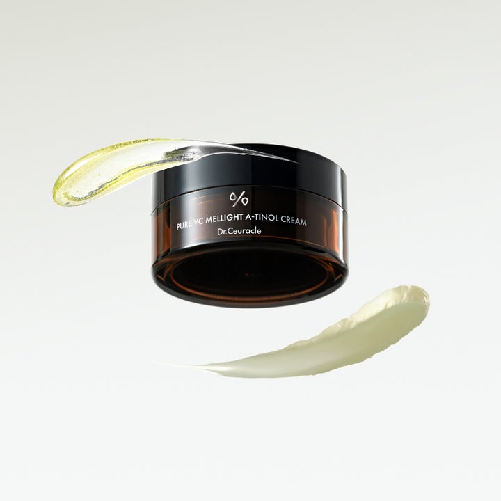 Dr. Ceuracle Pure VC Mellight A-tinol Cream 70 g lystergivande ansiktskräm i glasburk med krämig textur