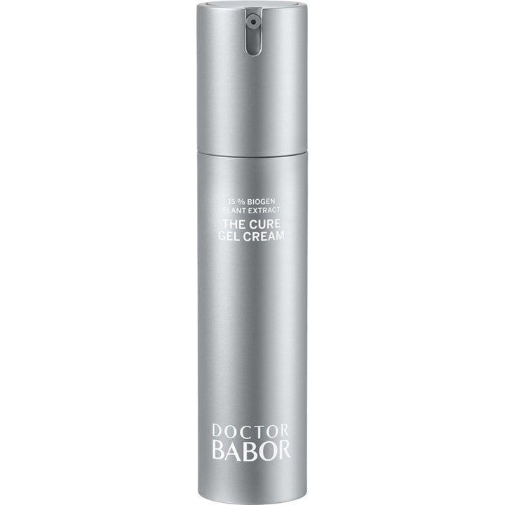 Doctor Babor The Cure Gel Cream 50ml babor ansiktskräm anti age för hudföryngring i silverfärgad pumpflaska.