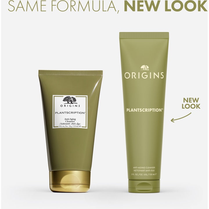 Origins Plantscription Anti-age Cleanser 150 ml ansiktsrengöring med växtextrakt i ny och gammal grön tub
