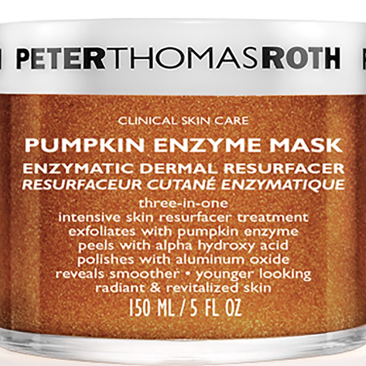 Peter Thomas Roth Pumpkin Enzyme Mask 150 ml exfolierande ansiktsmask som ger lyster med skimrande orange textur i glasburk.