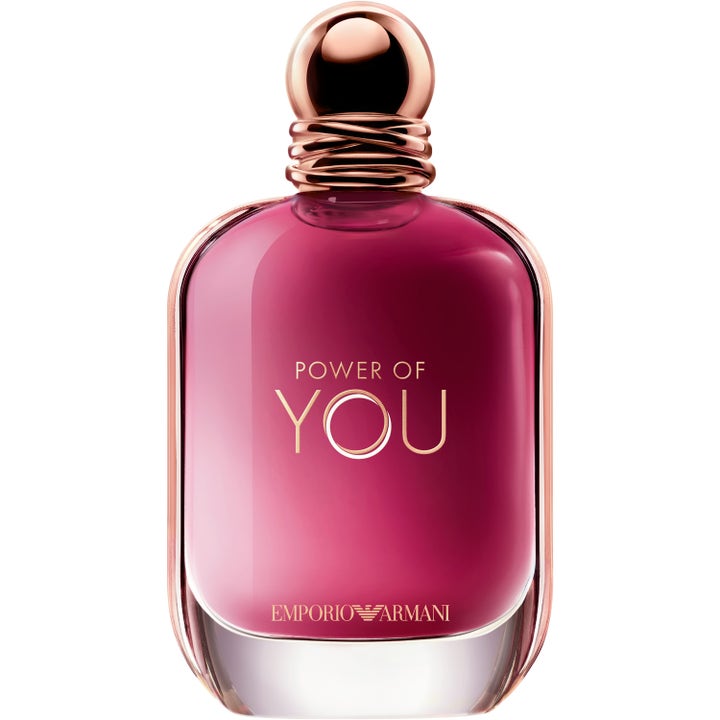 Armani Power Of You Eau de Parfum 90 ml parfym i rund rosa glasflaska med lyxig kork i roséguld