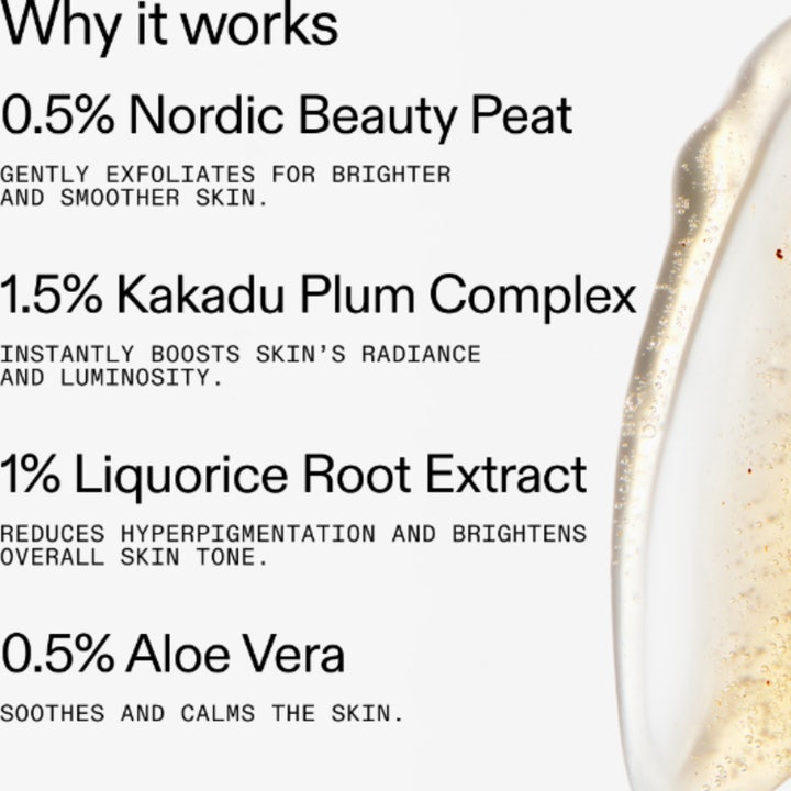 The INKEY List Fulvic Acid Cleanser 150 ml lystergivande ansiktsrengöring med geltextur och små korn