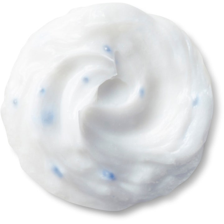 Shiseido Defend Deep Cleansing Foam 125 ml Shiseido rengöringsskum ger djuprengöring med vit krämig textur och blå korn.