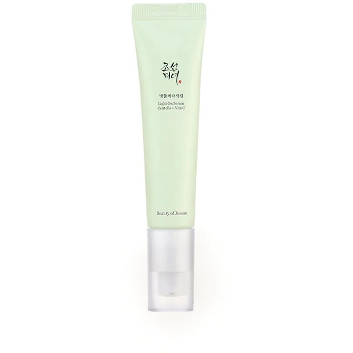 Beauty of Joseon Light On Serum Centella + Vita C 30 ml lystergivande serum i ljusgrön tub med pump