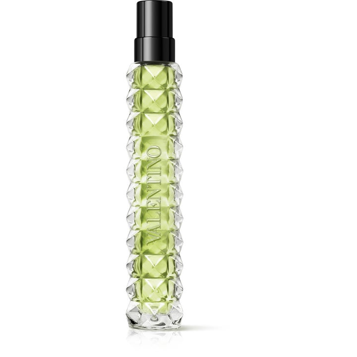 Valentino Born in Roma Donna Greenstravaganza 10 ml parfym i smal glasflaska med nitar och grön vätska
