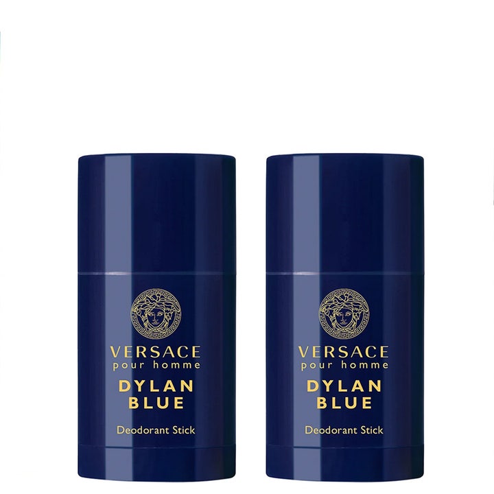Versace Dylan Blue Deodorant Stick 75ml versace deostick långvarig maskulin parfym i två mörkblå hylsor med guld.