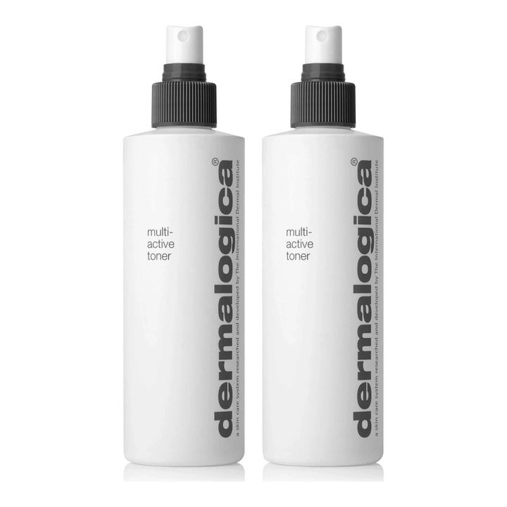 Dermalogica Multi-Active Toner 2-pack återfuktande ansiktsvatten i vita sprayflaskor med svarta munstycken