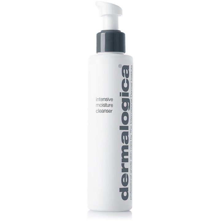 Dermalogica Intensive Moisture Cleanser mild rengöring och daglig rengöringskräm i vit flaska med grå pump