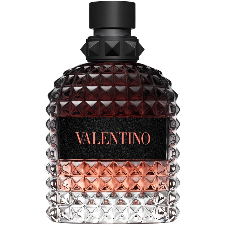 Valentino Born in Roma Uomo Coral Fantasy 100 ml herr parfym sommar coral i glasflaska med nitar och svart kork