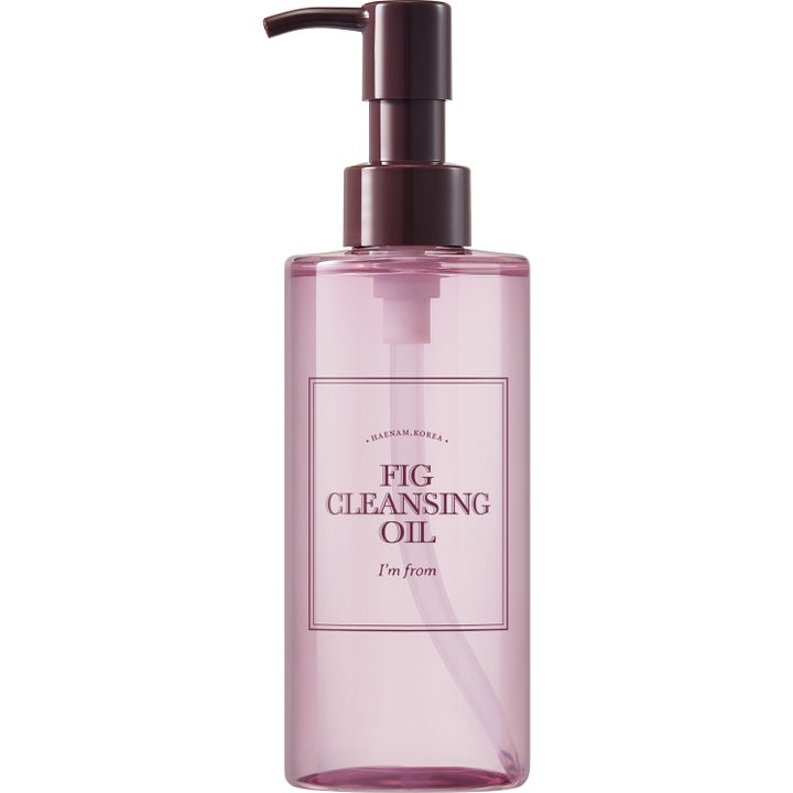 I'm from Fig Cleansing Oil 200ml rengöringsolja som ger ren hy i lila tonad plastflaska med mörkbrun pump