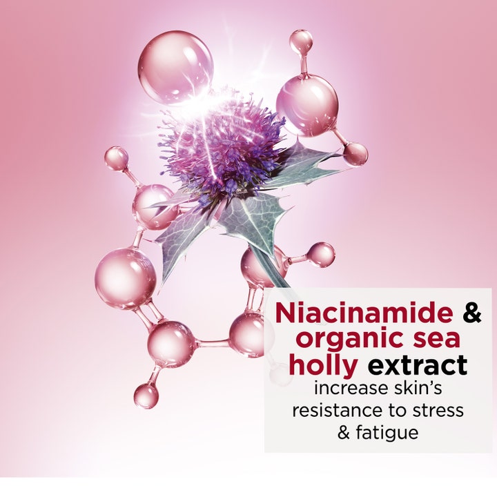 Clarins Multi-Active Glow Boosting Emulsion 100 ml linjeutjämnande dagkräm med niacinamid och lila martornsextrakt.
