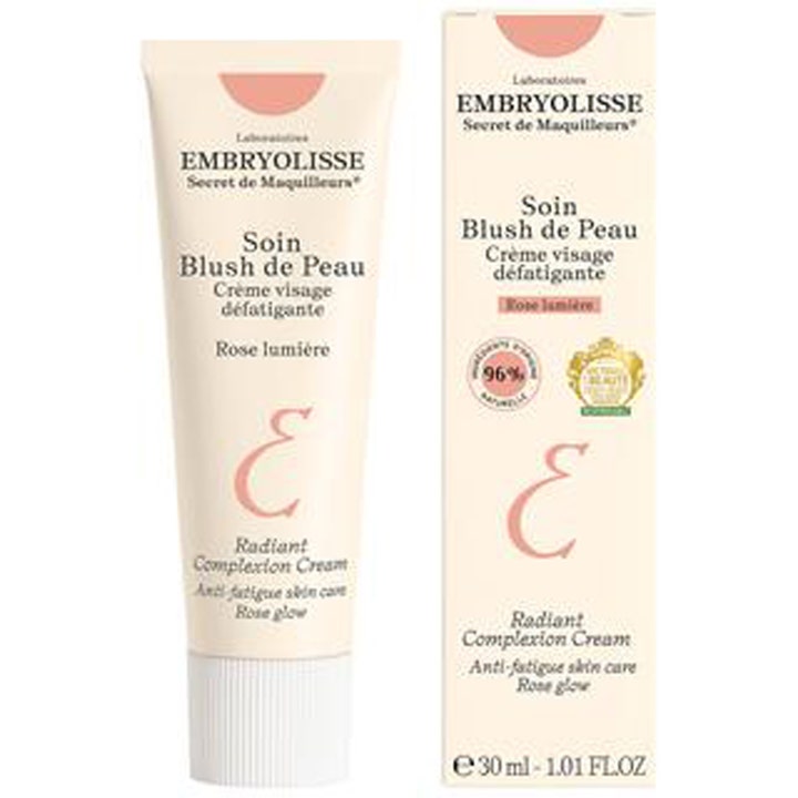Embryolisse Radiant Complexion Cream 30 ml anti-trötthet fuktgivande ansiktskräm i vit tub som ger strålande hy.