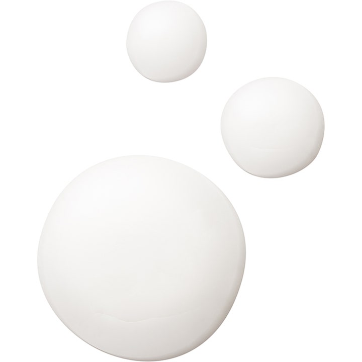 bareMinerals Skin Rescue Pure Smooth Serum 30 ml niacinamide serum ansiktsvård med tre vita krämiga klickar av formula.