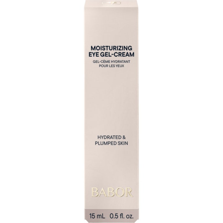 Babor Moisturizing Eye Gel Cream 15 ml babor återfuktande ögonkräm i vit ytterförpackning för fuktfattig hud