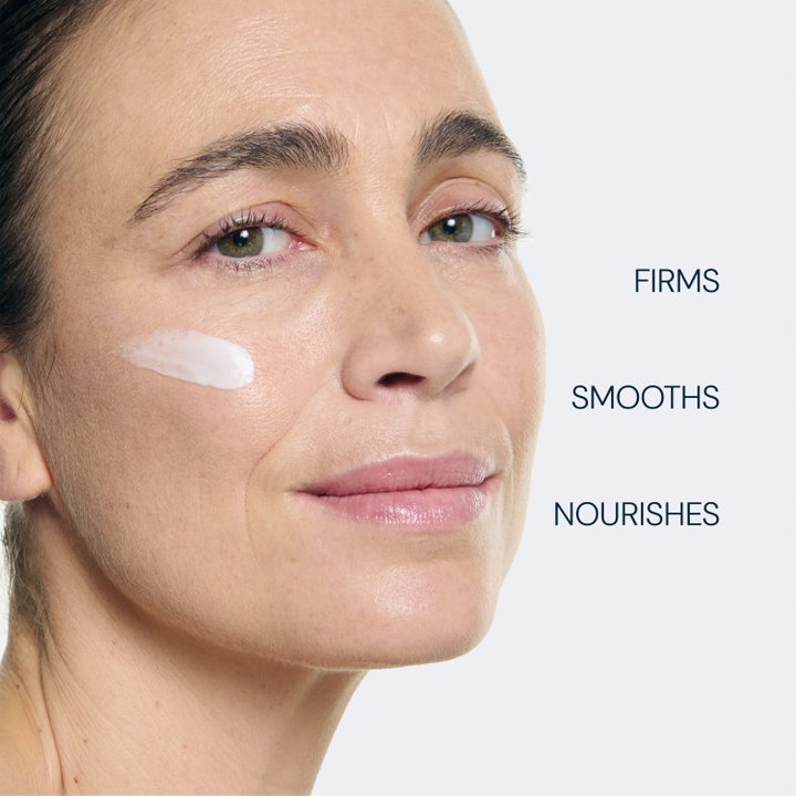 Elemis Pro-Collagen Marine Cream Ultra Rich 50 ml anti age ansiktskräm för torr hud med närande alger i glasburk.