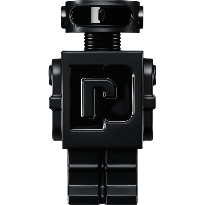 Paco Rabanne Phantom Parfum 150ml herrparfym i en ikonisk mattsvart robotflaska med glansiga detaljer
