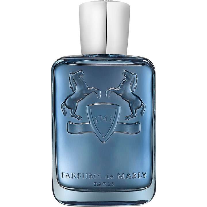 Parfums de Marly Sedley Eau de Parfum 125 ml nischparfym herr i blå flaska parfym herr med präglat emblem och silverkork