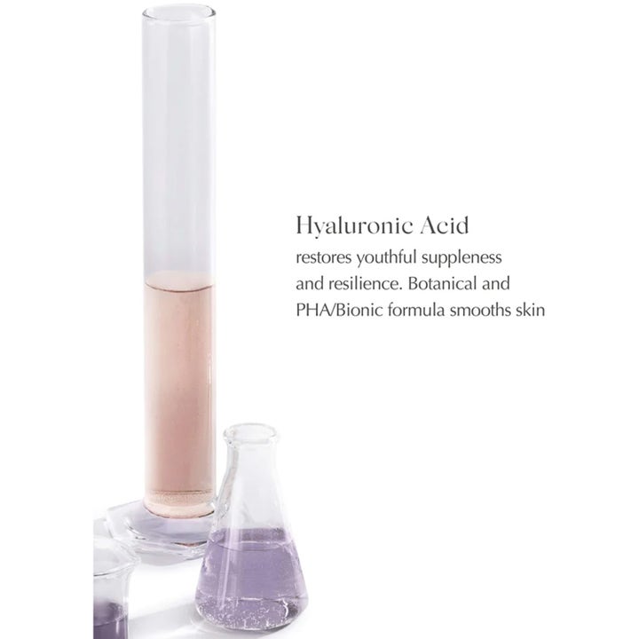 Exuviance HydraSoothe Refresh Toner 200 ml i laboratorieglas med hyaluronsyra som ger smidig hud.