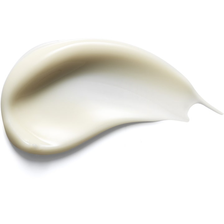 Origins Dr. Weil Mega-Mushroom Face Cleanser 150 ml lugnande svamp ansiktsrengöring med mjuk krämig ljusbeige textur.