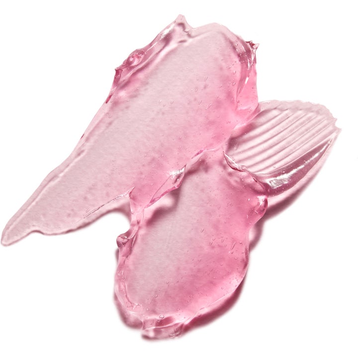 Medicube Collagen Jelly Cream 50 ml ansiktskräm ger lyster med en transparent ljusrosa gelékonsistens.