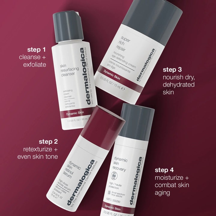 Dermalogica Skin Aging Solutions 70 ml kit med retinol serum och nattkräm för en komplett hudvårdsrutin.
