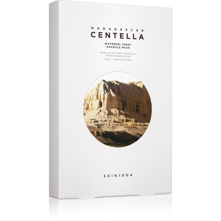 SKIN1004 Madagascar Centella Watergel Sheet Ampoule Mask 5-pack lugnande ansiktsmask i vit ytterförpackning