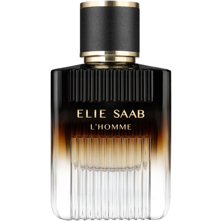 Elie Saab L'Homme Intense 50 ml herrparfym i räfflad glasflaska med svart gradient