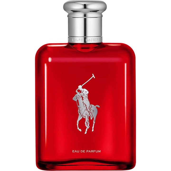 Ralph Lauren Polo Red Eau de Parfum 125 ml träig herrparfym i röd glasflaska med silverdetaljer