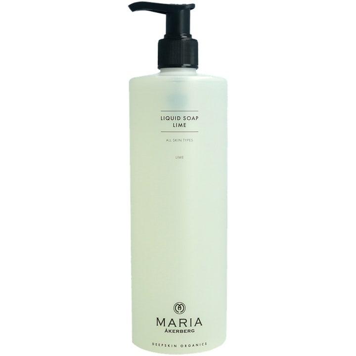 Maria Åkerberg Liquid Soap Lime 500 ml flytande handtvål för känslig hud i frostad plastflaska med svart pump