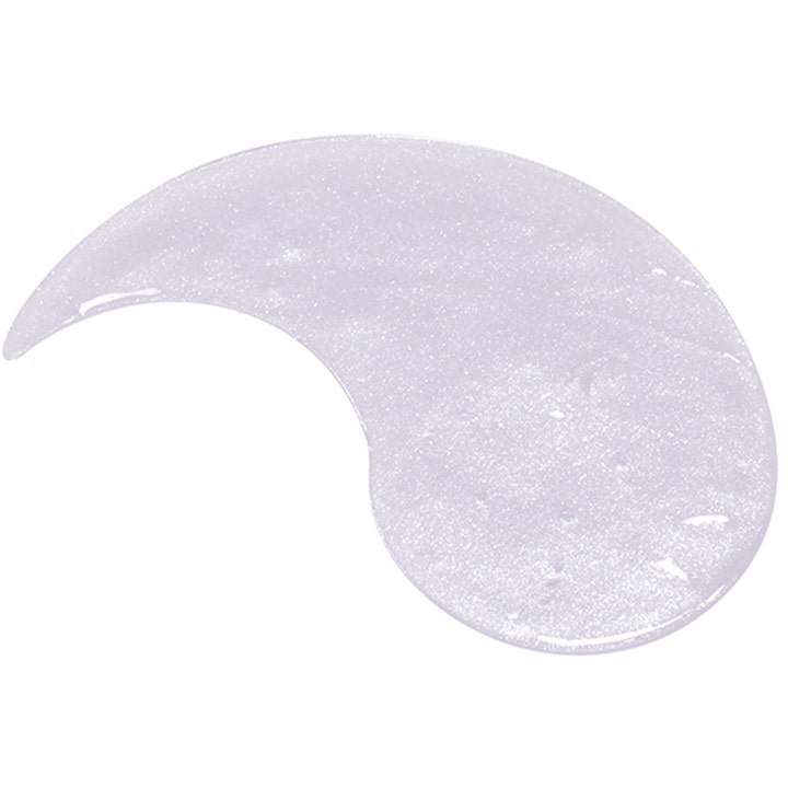 Mizon Collagen Eye Gel Patch 60 st återfuktande ögonmasker visar en skimrande lila gelpatch med glitter.