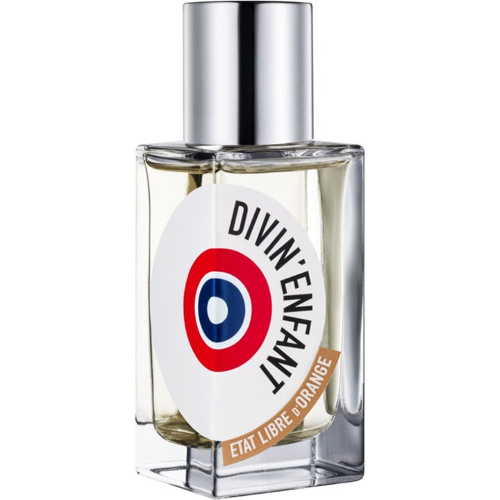 Etat Libre d'Orange Divin' Enfant 50 ml parfym i stilren glasflaska med silverlock och rödvitblått emblem