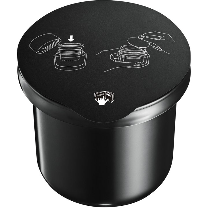 Shiseido Men Total Revitalizer Cream 50ml herrkräm för män i svart refillbehållare med illustrerat lock.