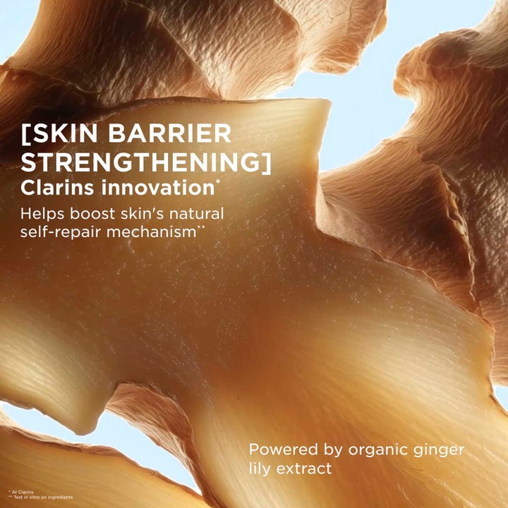 Clarins UV Plus Anti-Pollution 30 ml solskydd med ginger lily extrakt som stärker hudens naturliga barriär.
