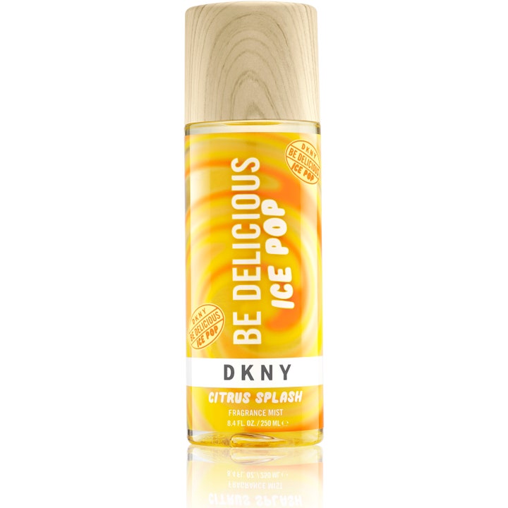 DKNY Ice Pop Summer Collection Bodymist Citrus Splash 250 ml citrus bodymist sommar i flaska med gul virvel och trälock