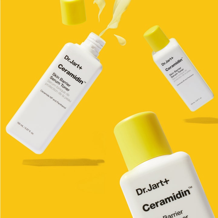 Dr.Jart+ Ceramidin Skin Barrier Serum Toner 150 ml krämig toner med panthenol som stärker din ceramid hudbarriär.