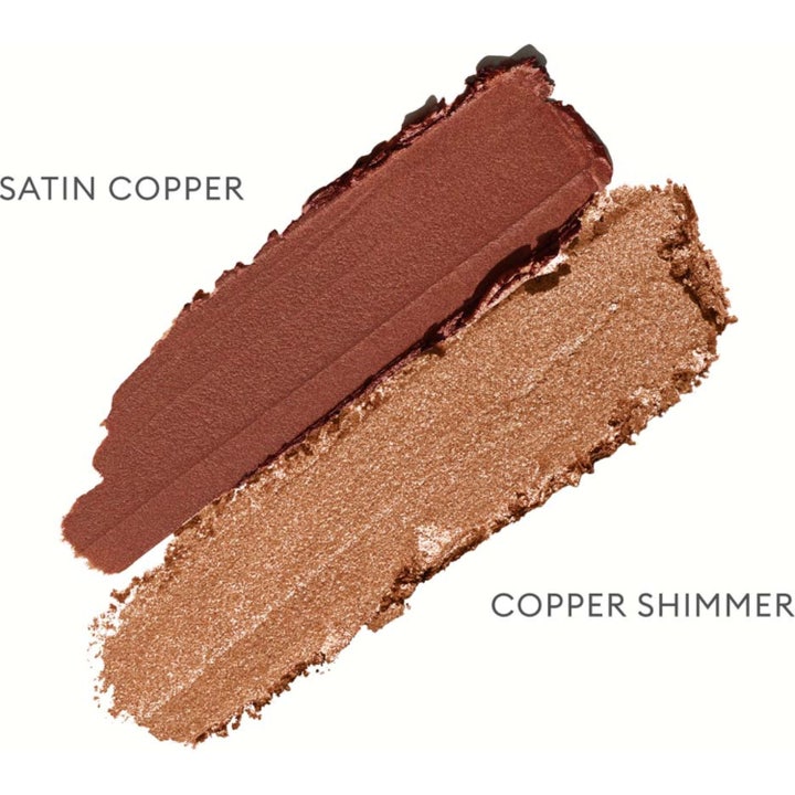 Satin And Shimmer Duet Eyeshadow Satin Copper And Copper Shimmer