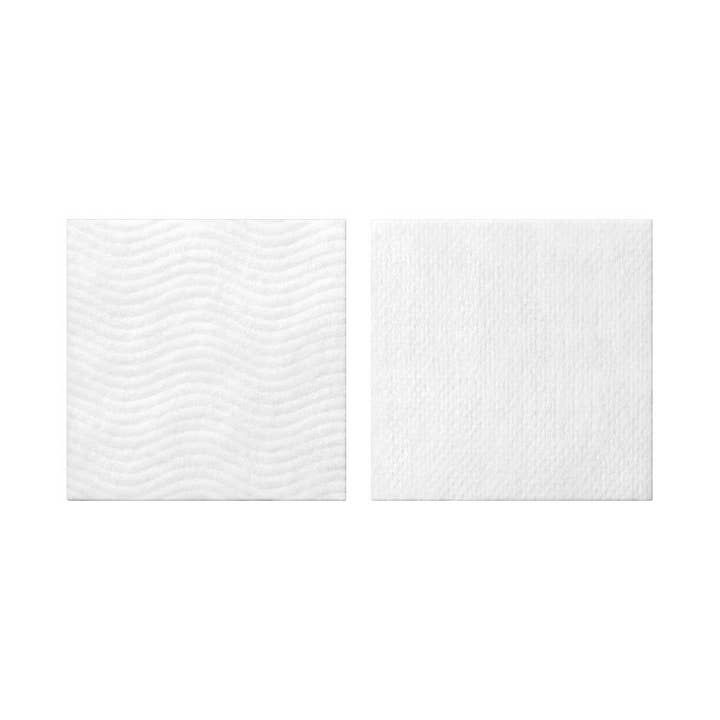 SKIN1004 Madagascar Centella Pure Cotton Pad ansiktsrengöring bomullspads med vågformad och slät ytstruktur.