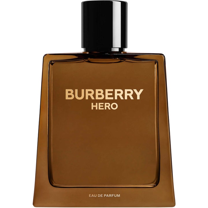 Burberry Hero Eau de Parfum 50 ml maskulin parfym i en brun trapetsformad glasflaska med svart lock