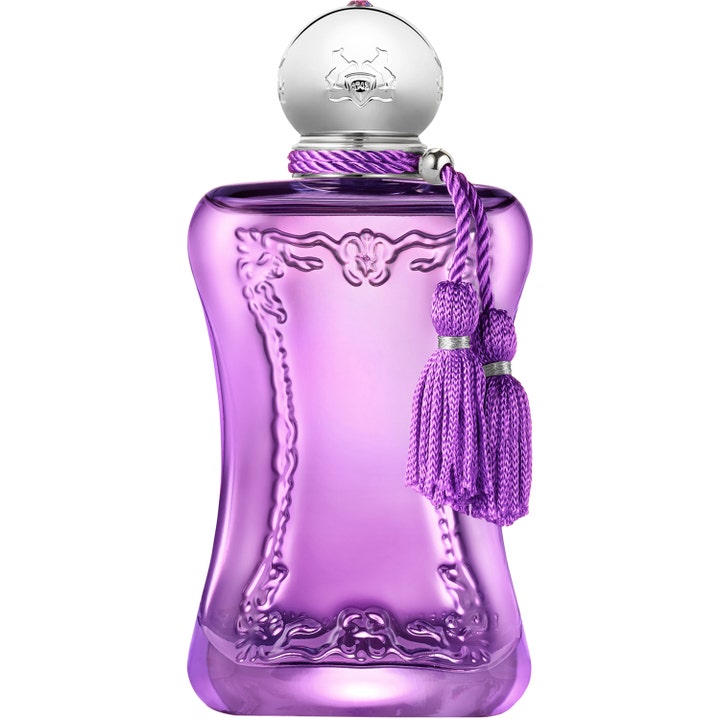 Parfums de Marly Palatine Eau de Parfum 75 ml fruktig damparfym i lila glasflaska med silverkork och tofsar