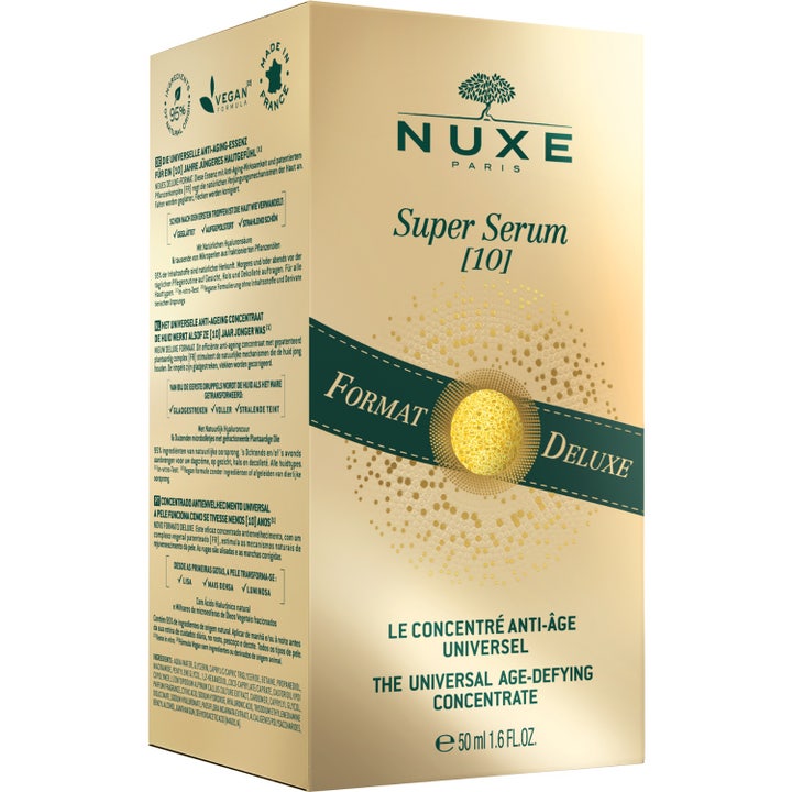 Nuxe Super Serum 50 ml nuxe anti aging serum som appliceras med pipett på huden för lyster