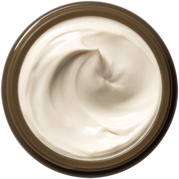 Origins Plantscription SPF25 Power Anti-Aging Cream 50 ml krämig vit ansiktskräm mot rynkor i en mörkbrun burk.